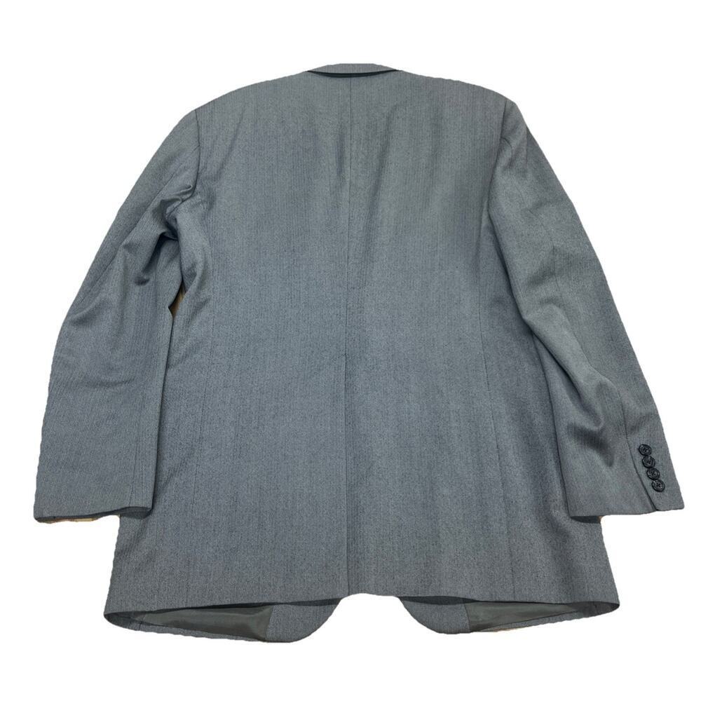 VTG Ralph Lauren Polo University Club Wool Herringbone Blazer Sz 42L USA Made - Picture 2 of 16